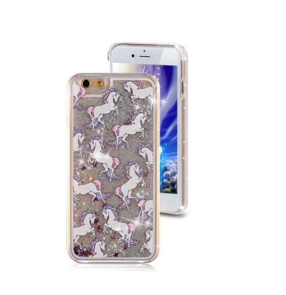 iPhone 6 Plus CaseCrazy Panda 3D Creative Liquid Glitter Design iPhone 6 Plus Liquid horses